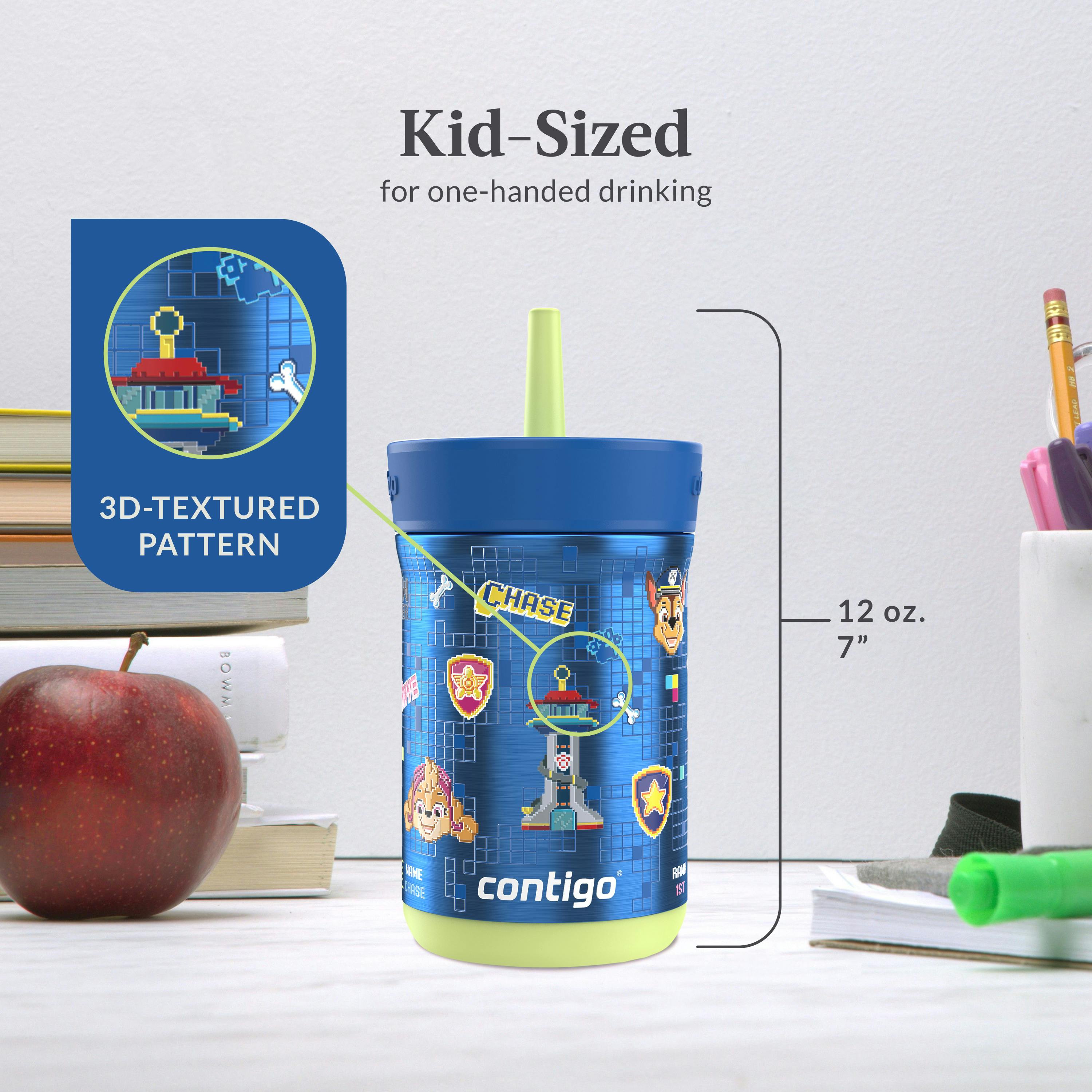 Contigo® Kids Leighton Spill-Proof Stainless Steel Tumbler with Straw, 12oz