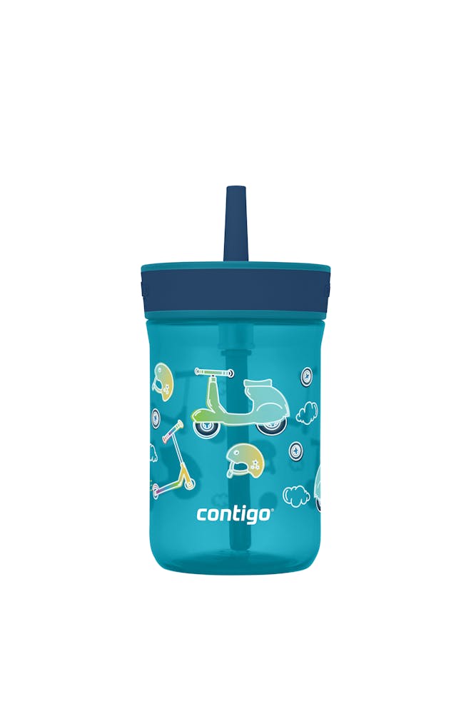 Kids’ Leighton Straw Tumbler with Spill-Proof Leak-Proof Lid, 14oz F6