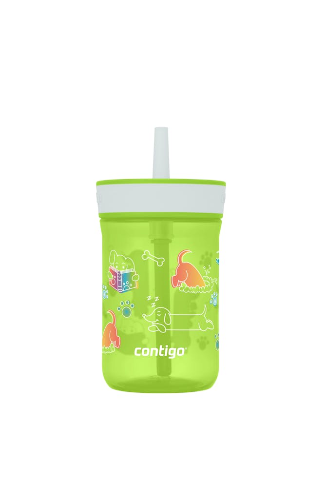 Kids’ Leighton Straw Tumbler with Spill-Proof Leak-Proof Lid, 14oz F6
